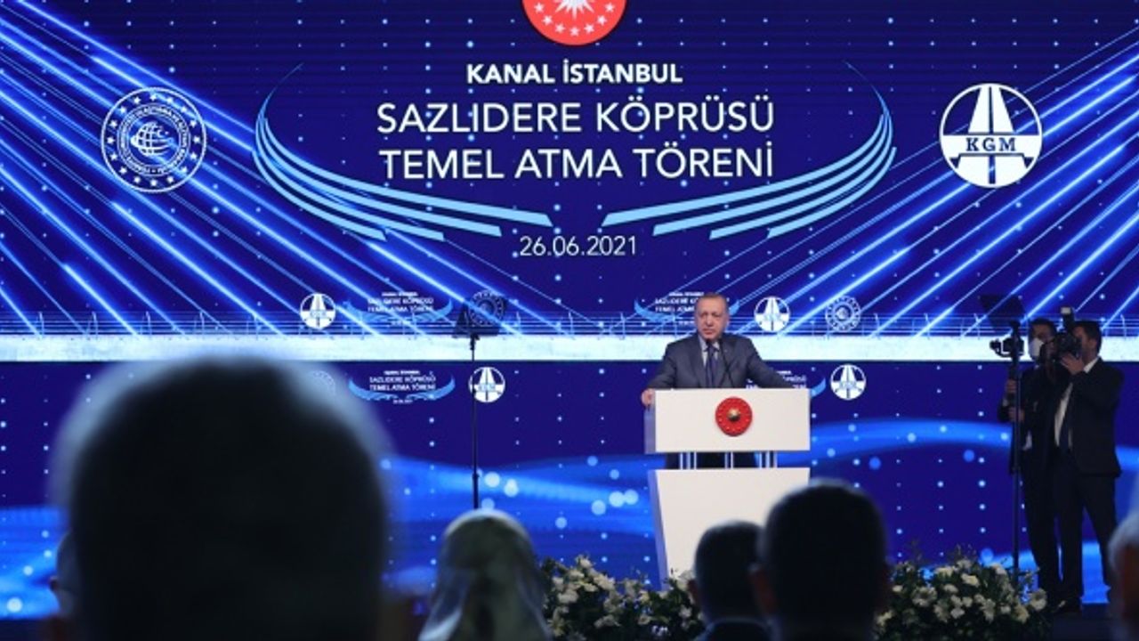 Cumhurbaşkanı Erdoğan: Kanal İstanbul'a geleceği kurtarma projesi olarak bakıyoruz