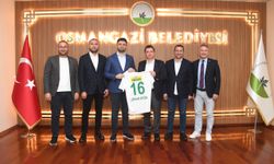 Başkan Aydın, Bursaspor Yönetimini ağırladı