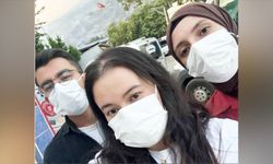 Genç gazeteci arkadaşlarımız yangını takip etti