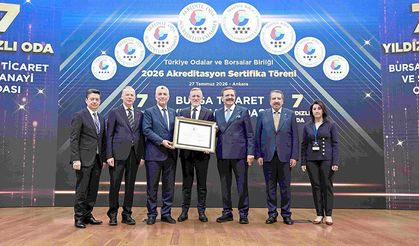 BTSO’nun hizmet kalitesine 7 yıldızlı tescil