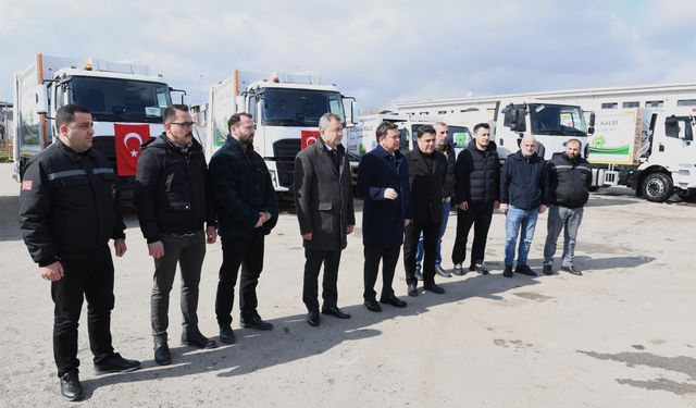 Osmangazi’nin temizlik filosuna 17 araç eklendi