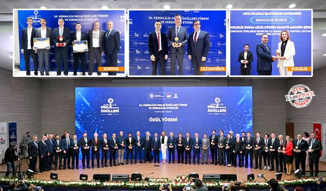 Bursa’dan üç firmaya verimlilik ödülü