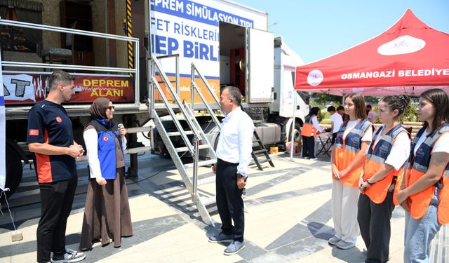Osmangazi’de AFAD’dan deprem farkındalık eğitimi