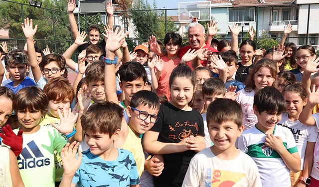 Nilüfer’de çocuklara spor sevgisi aşılanıyor