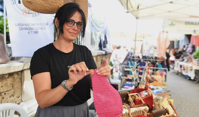 Osmangazi Belediyesi üreten kadınların yanında