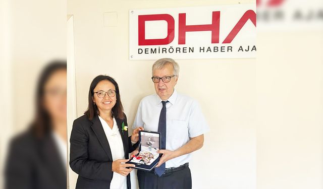 Yalova Valisi Hülya Kaya’dan DHA’ya ziyaret