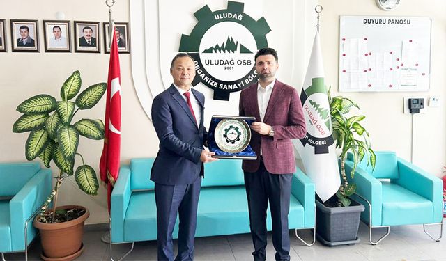 Kırgızistan Büyükelçisi Uludağ OSB’yi ziyaret etti
