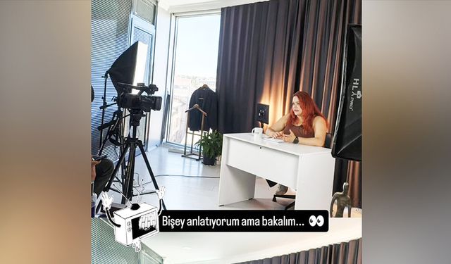Duygu Doğan ekran başında
