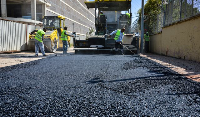 Büyükşehir’den tüm ilçelere asfalt desteği