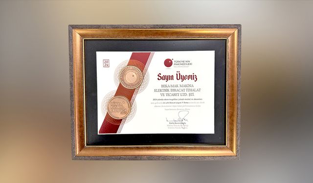 BEKAMAK ihracatta yerini korudu