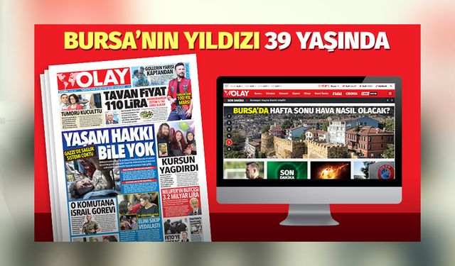 Olay Medya 39 yaşında