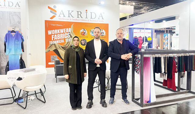 Akrida Tekstil yenilikçi ürünlerini sergiledi