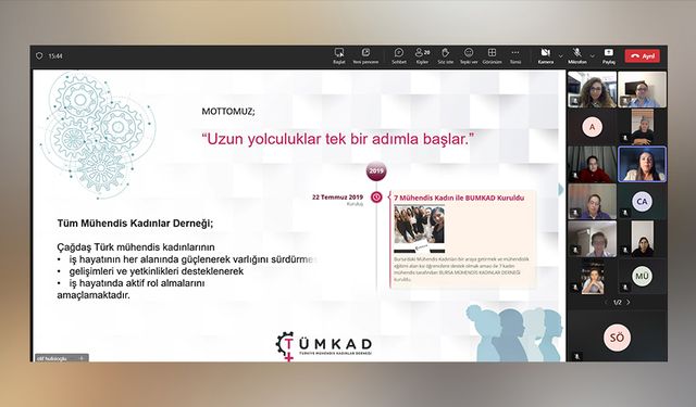 Kadın mühendisler dönüşüm projesini tamamladı