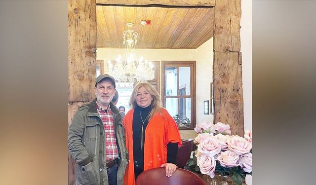 Selahattin Adıgüzeller Güzin Abraş ile buluştu