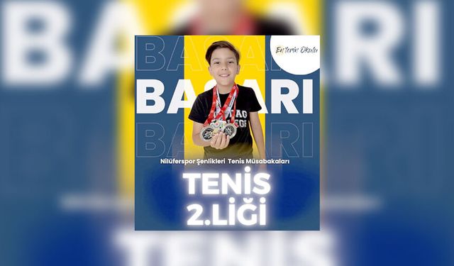 Teniste başarı Uludağ Koleji’nden