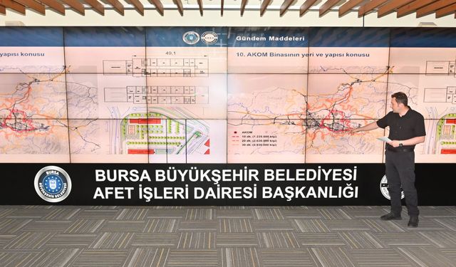 Bursa Büyükşehir’den afetlere karşı eylem planı