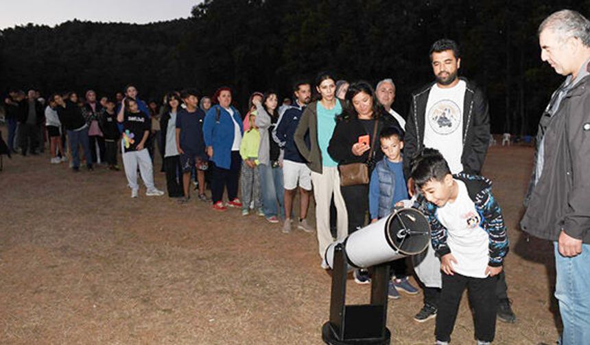 Perseid meteor meraklıları Osmangazi’de buluştu