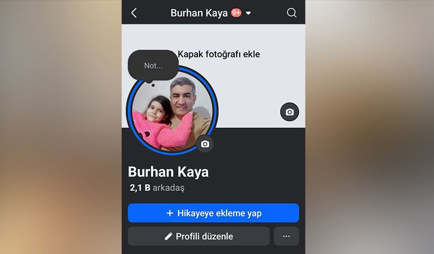 Burhan, Facebook hesabına kavuştu