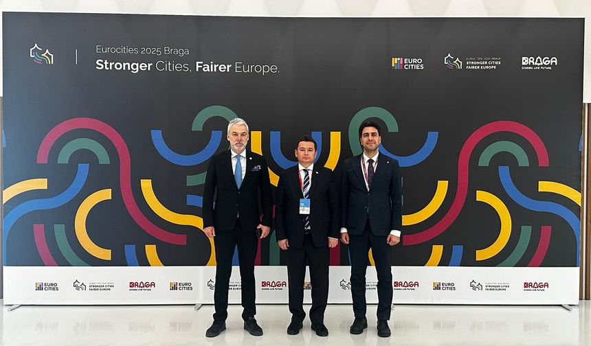 Başkan Erkan Aydın Portekiz’de Eurocities “Call To Action” sözleşmesini imzaladı
