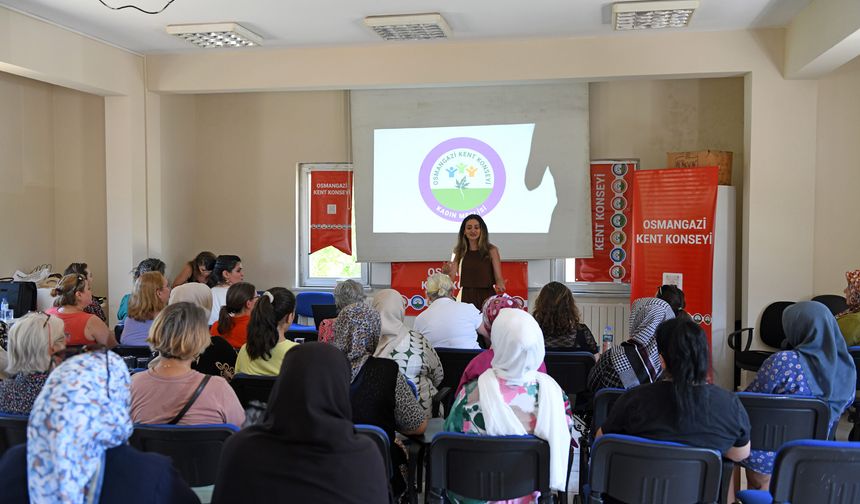 Osmangazi’de kadınlara özel sağlıklı yaşam buluşması