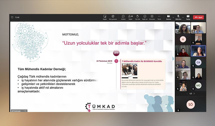 Kadın mühendisler dönüşüm projesini tamamladı