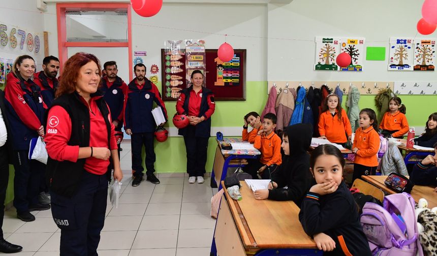 Osmangazi’den Öğrencilere Afet Farkındalık Eğitimi