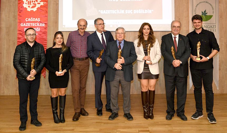 ÇGD Bursa’da ödül töreni yapıldı
