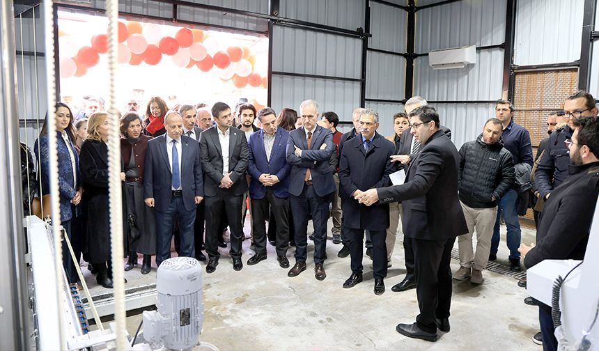 Beton laboratuvarı hizmete açıldı