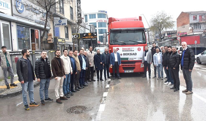 BEKSİAD’dan ramazan öncesi Gazze’ye destek