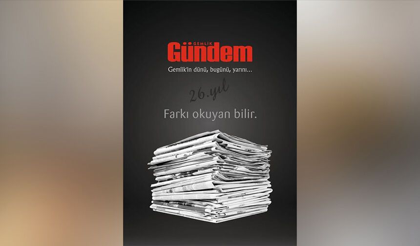 Gemlik Gündem Gazetesi 26 yaşında