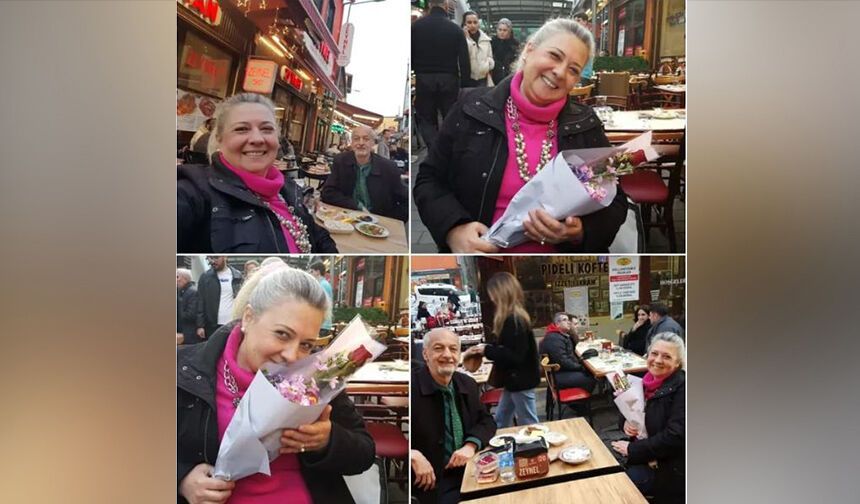 Romantik yıl dönümü yemeği