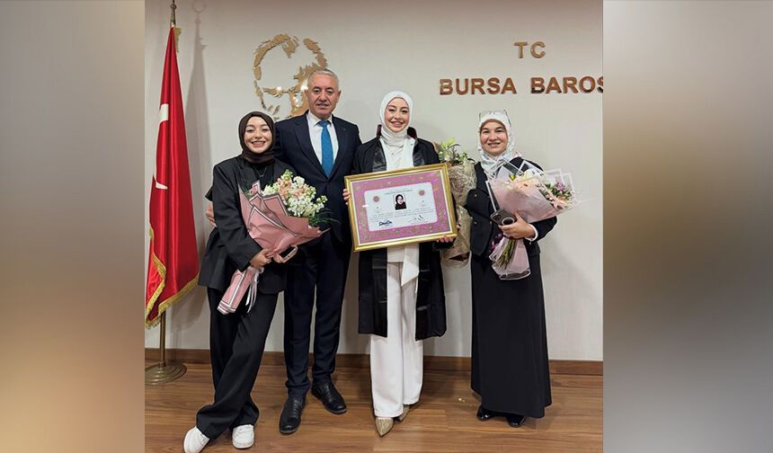 Hasan Şirin’in kızı avukatlık ruhsatını aldı