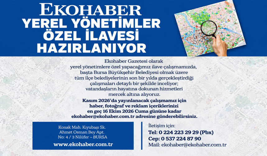 Yerel Yönetimler özel ilavesi hazırlanıyor