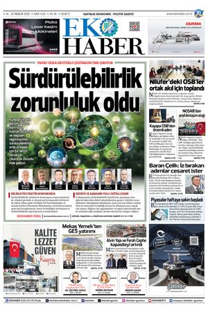 Ekohaber 1542'nci Sayı